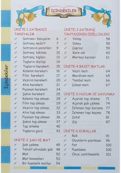 Başlangıç Düzeyi Satranç Ders Kitabı