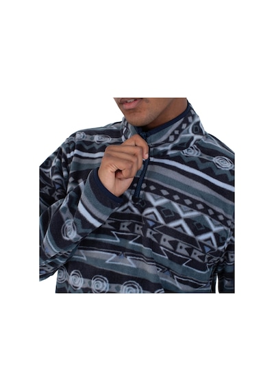 Hurley Hurley Mesa Windchill 1/4 Zip Erkek Mavi Polar 6721 Lacivert