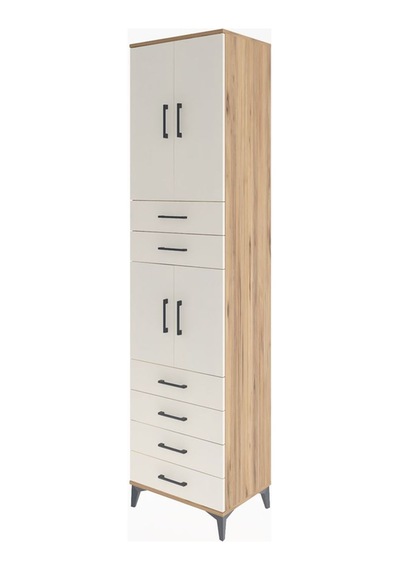 Hyperion Dolap 3 Raflı 6 Çekmeceli 4 Kapaklı 60x44x243 Çam-ay... Çam Hyperion Dolap 3 Raflı 6 Çekmeceli 4 Kapaklı 60x44x243 Çam-ay... Çam