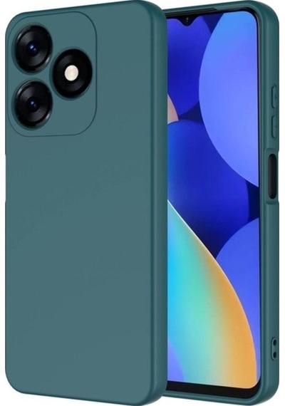 Tecno Spark 10 4g Kılıf Zore Mara Lansman Kapak Koyu Yeşil