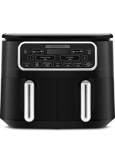 Karaca Air Pro Cook Duo Ev Yemeği Xxxl 8 Kişilik Airfryer 4 + 4 L
