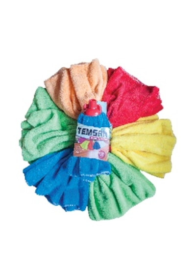 Mikrofiber Havlu Mop Welsoft Kartelalı Çok Renkli