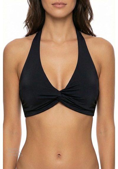 Penti  Siyah New Üçgen Twist Bikini Üstü