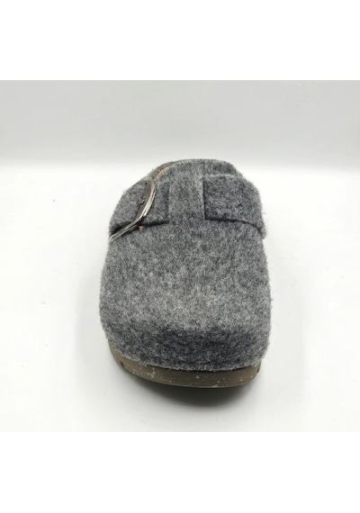 Bento K-117.005 Gri Renk Keçe Kışlık Kadın Terlik