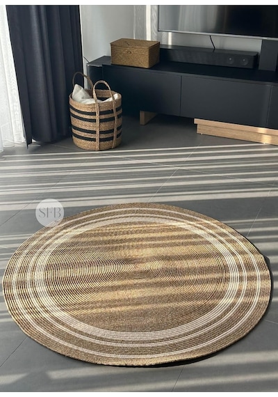 Home Turko Jüt Kilim, Paspas, Mutfak Halısı, Banyo Paspası, Kilim, Halı, Oturma Odası Halısı, Balkon Paspası 90 Diğer