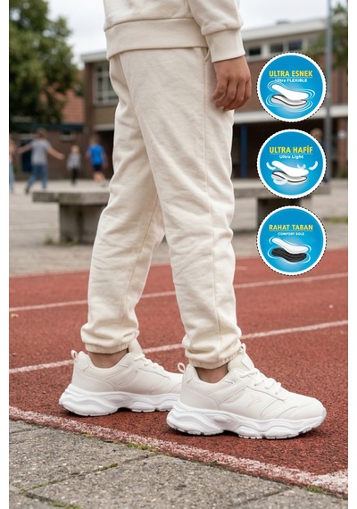 Cool Birian F Beyaz Erkek Çocuk Spor Ayakkabı