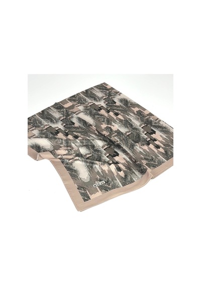 Miray Nevada Büyük Boy Organik Pamuk Eşarp - 120 X 120 - 06451 Vizon