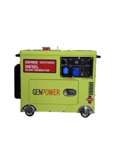 Genpower Gdg 7000 Ec 7Kva Dizel Monofaze Portatif Jeneratör