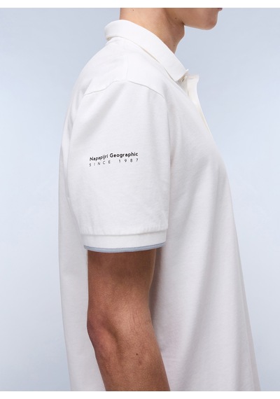 Napapijri Napapıjrı Beyaz E-badge Sum Erkek T-shirt Np0a4ıda2061