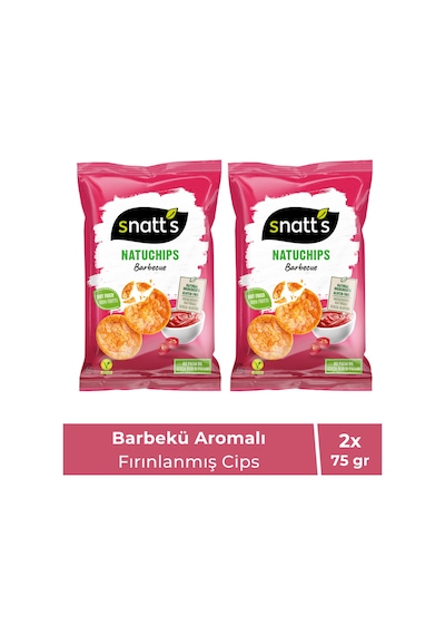 Barbekü Aromalı Fırınlanmış Cips 75 Gr X2 Adet