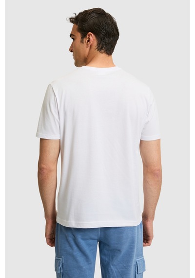 U.s. Polo Assn. Erkek Beyaz Tişört Basic 50326953-vr013