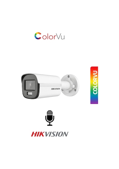 Ds-2ce10df0t-lpfs 2.8mm Colorvu Gece Renkli Dahili Mikrofonlu Kamera