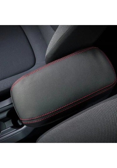 Toyota Corolla Uyumlu 2019 Sonrası Kol Dayama Deri Kılıf Kırmızı