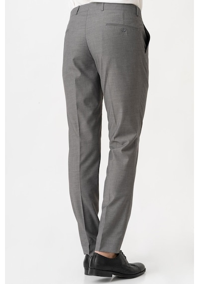White Stone Caserta P1001 Slim Fit Düz Kumaş Pantolon Gri-gri Gri