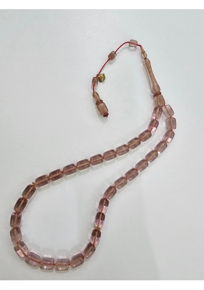 Han Faturan Hasan Ayhan İmzalı Kehribar Tesbih 8 X 12 Mm Kapsül K