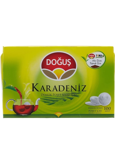 Doğuş Karadeniz Demlik Poşet Çay 100 Adet