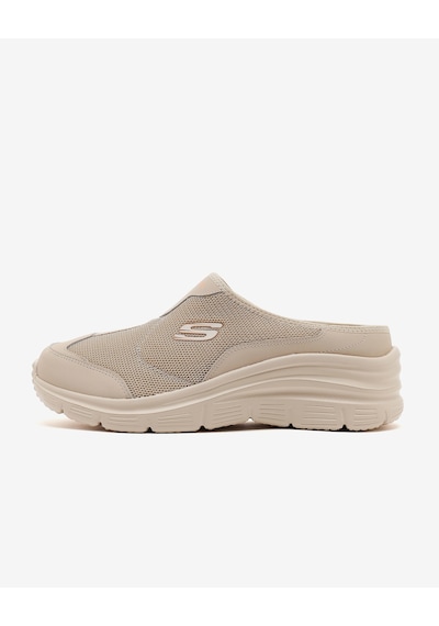 Skechers Fashıon Fıt Kadın Bej Arkası Açık Spor Ayakkabı 12714tk Tpe Bej