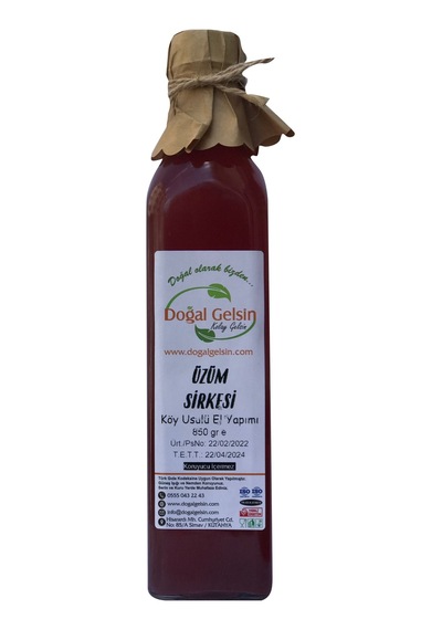 Doğal Gelsin Üzüm Sirkesi - 500 ml