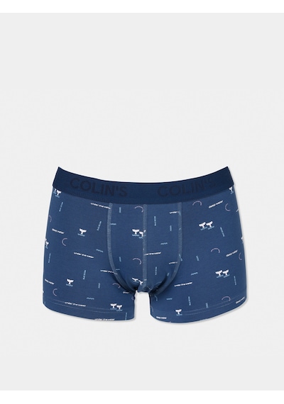 Colin's Colins Modern Fit Baskılı Erkek Lacivert Boxer Cl1074925 Q1.v1 Nav Lacivert