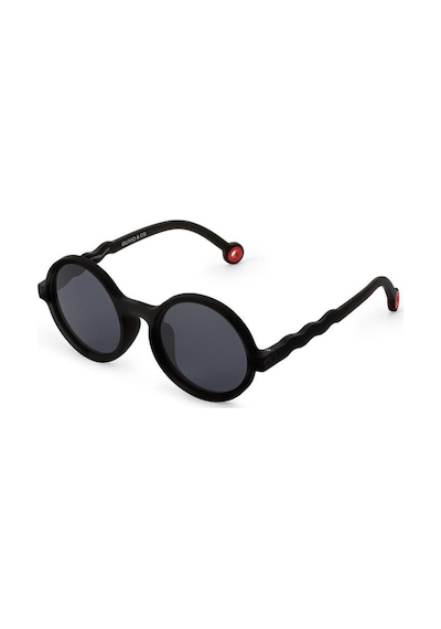 Olivio&co Classic Round Çocuk Güneş Gözlüğü - Squid Black Çok Renkli
