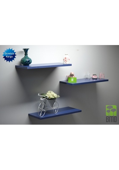 3 Lü Set Renkli Raf 90 Cm 3 Lü Set Renkli Raf 90 Cm