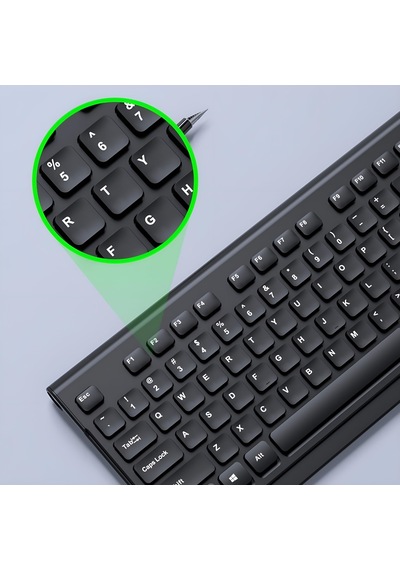 Lecoo KW203 Kablosuz Klavye ve Mouse Set