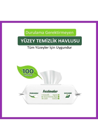 Bezos Yüzey Temizleyici Havlu 100'lü Bty Tekli