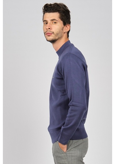 Triko Erkek Yarım Balıkçı Kazak 6081215 Indigo Indigo İndigo