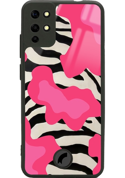 Reeder S19 Max Pink Milky Tasarımlı Glossy Telefon Kılıfı Çok Renkli