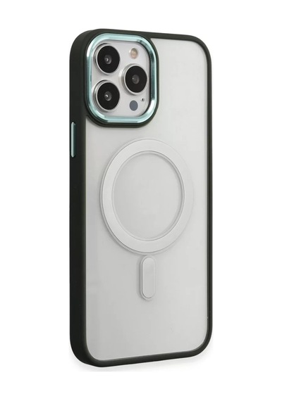 Newface Apple İphone 15 Pro Max Kılıf Room Magneticsafe Silikon - Köknar Yeşili
