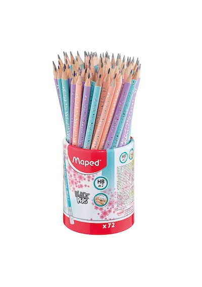 Maped Black Pep's Silgili Kurşun Kalem Hb Pastel Renk 851769 Çok Renkli