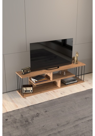 Gzd Tv Ünitesi Ceviz 140 Cm Sarı