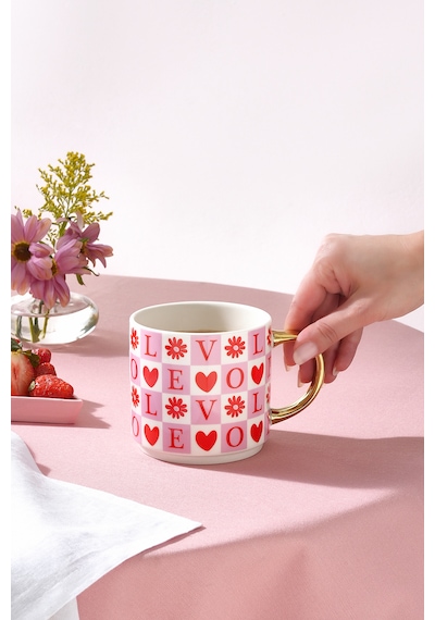 Karaca Lovila Kupa 420 Ml Pembe