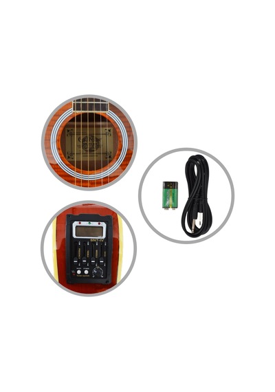 Extreme Xac45eq4bs Sahne Gitarı Sunburst Geleneksel Renk Modern Özellikler