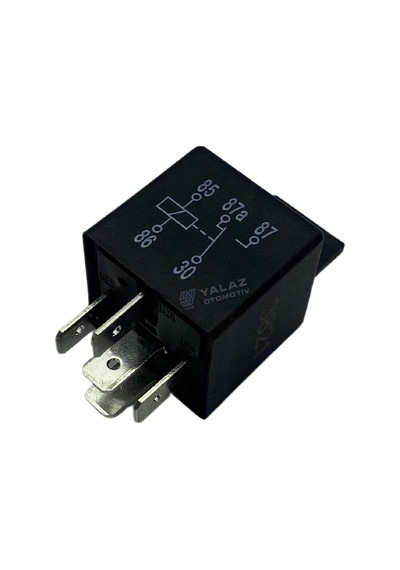 Hella 12V Röle 5 Uçlu 20 A/30 A Çift Platin 87A N11.2944