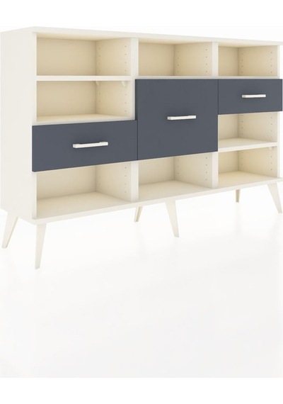 Arges Konsol 5 Raflı 3 Çekmeceli 132x30x83 Aytaşı-aytaşı/antrasit Aytaşı/antrasit Arges Konsol 5 Raflı 3 Çekmeceli 132x30x83 Aytaşı-aytaşı/antrasit Aytaşı/antrasit