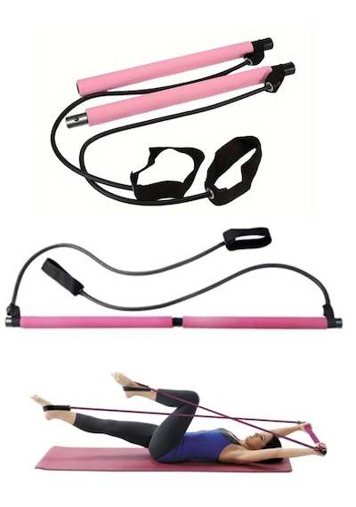 Squat Pilates Jimnastik Egzersiz Çubuğu Portable Studio Squat Bar