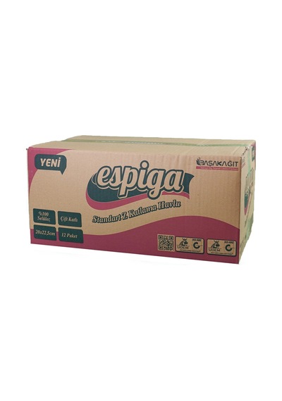 Z Katlamalı Havlu Espiga 115 Li 12 Paket