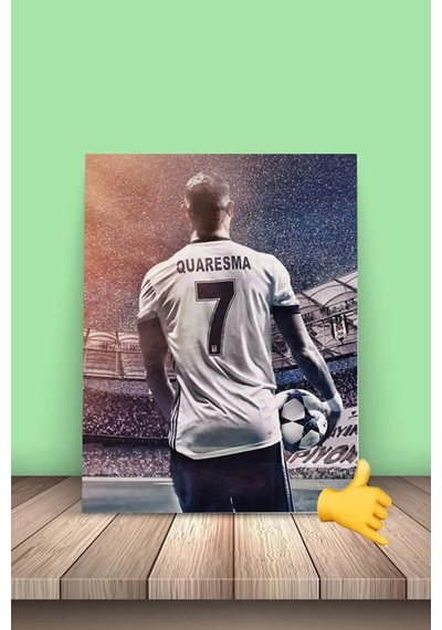 Ricardo Quaresma 1 -1 20x30 Mdf Ahşap Tablo Çok Renkli - 616866632 Çok Renkli