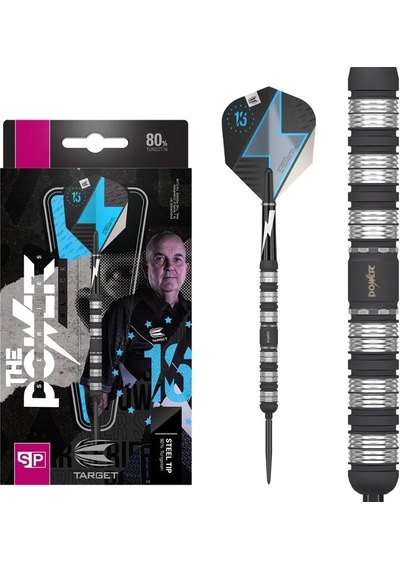 Target Phil Taylor Power Series Black % 80 Tungsten Sp Çelik Uçlu Dart Oku