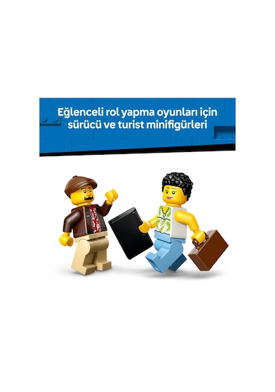 LEGO® City Sarı Taksi 60487 - 6 Yaş ve Üzeri Çocuklar İçin Minifigür İçeren Yaratıcı Oyuncak Yapım Seti (122 Parça)