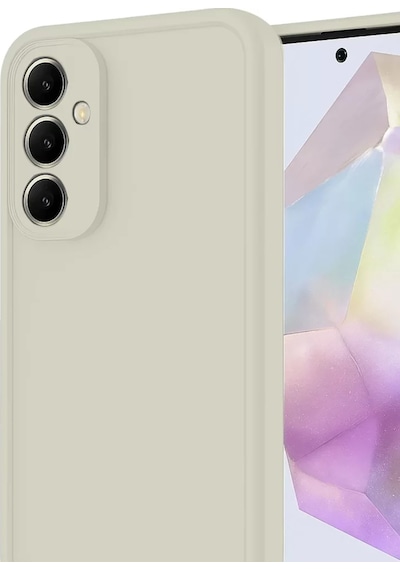 Newface Samsung Galaxy A17 5g Viera Silikon - Krem
