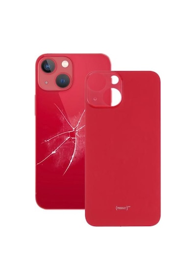 Apple Uyumlu iPhone 13 Arka Pil Kapağı Kırmızı