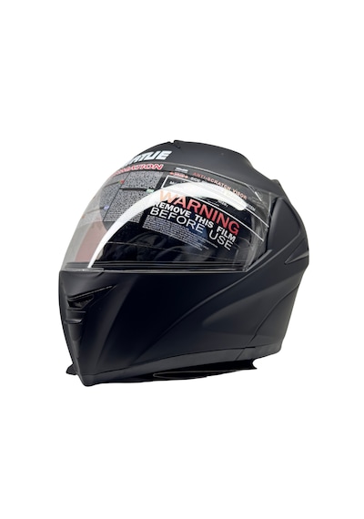 Kask Vrt Marka Vizörlü Çeneden Açılır Mat Siyah