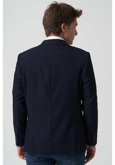 White Stone Almada C4017 Slim Fit 6 Drop Ceket Laci Laci