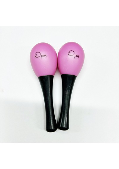 Opus Pm-2pk Plastik Saplı Marakas Pembe - Küçük Boy