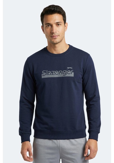 Slazenger Garage Erkek Lacivert Sweatshırt