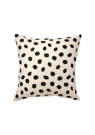Ikea Oddny Yastık Kılıfı 50 X 50 Cm Bej - Siyah Çok Renkli