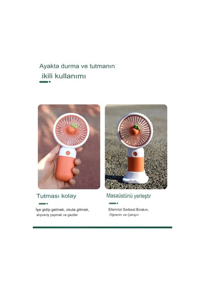 Taşınabilir Şarjlı Mini Fan