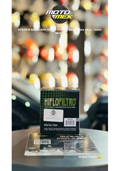 Hfa4616 Motosiklet Hava Filtresi Güçlü Hava Akışı, Temiz Motor